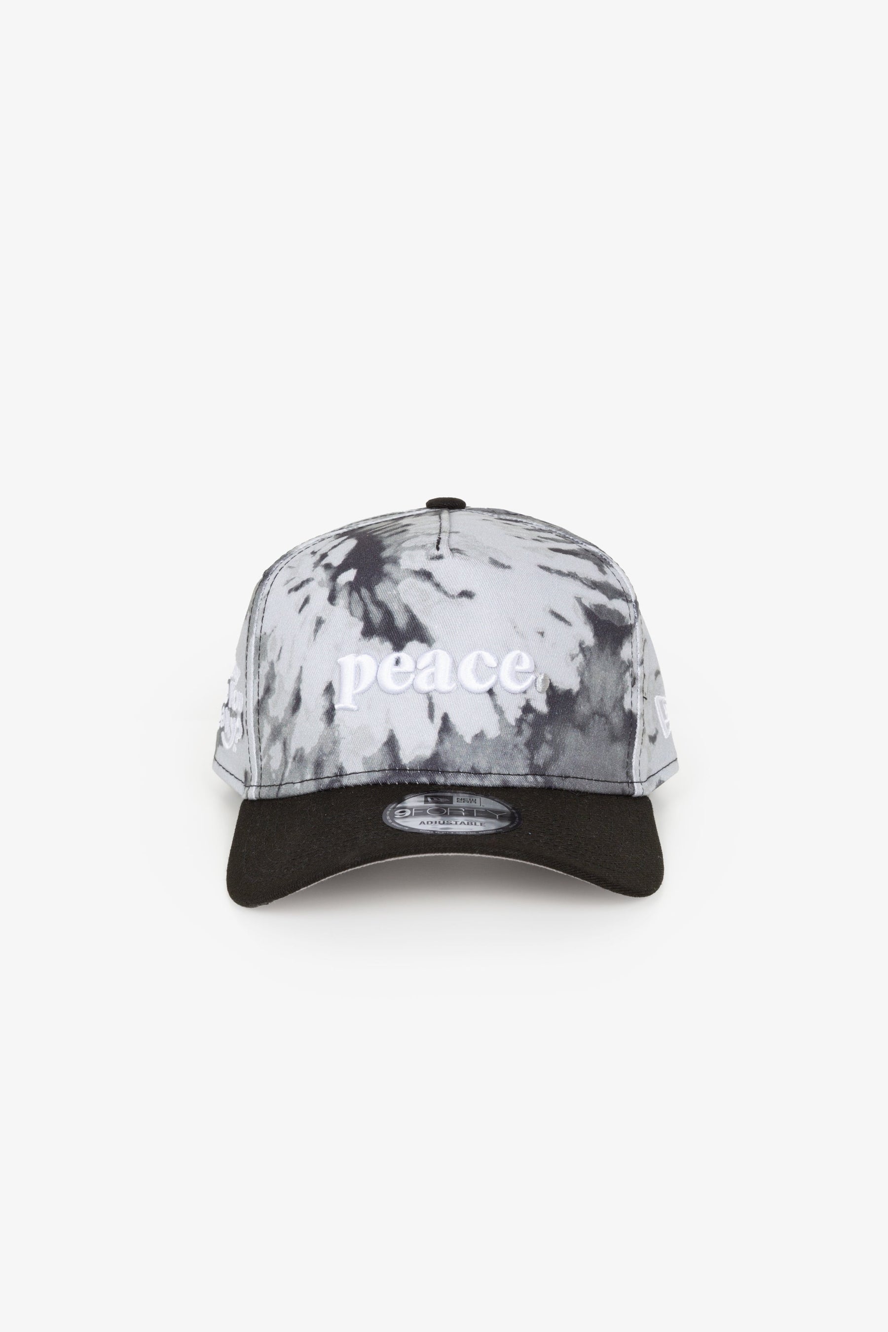 Peace How Are You Really 9FORTY Adjustable Cap - Grey Tie Dye