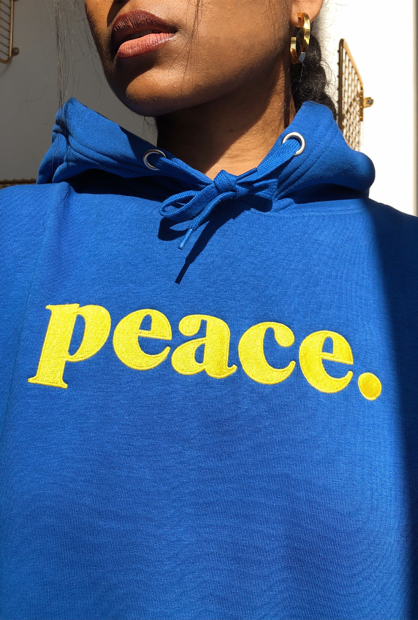 Peace Hoodie - Royal