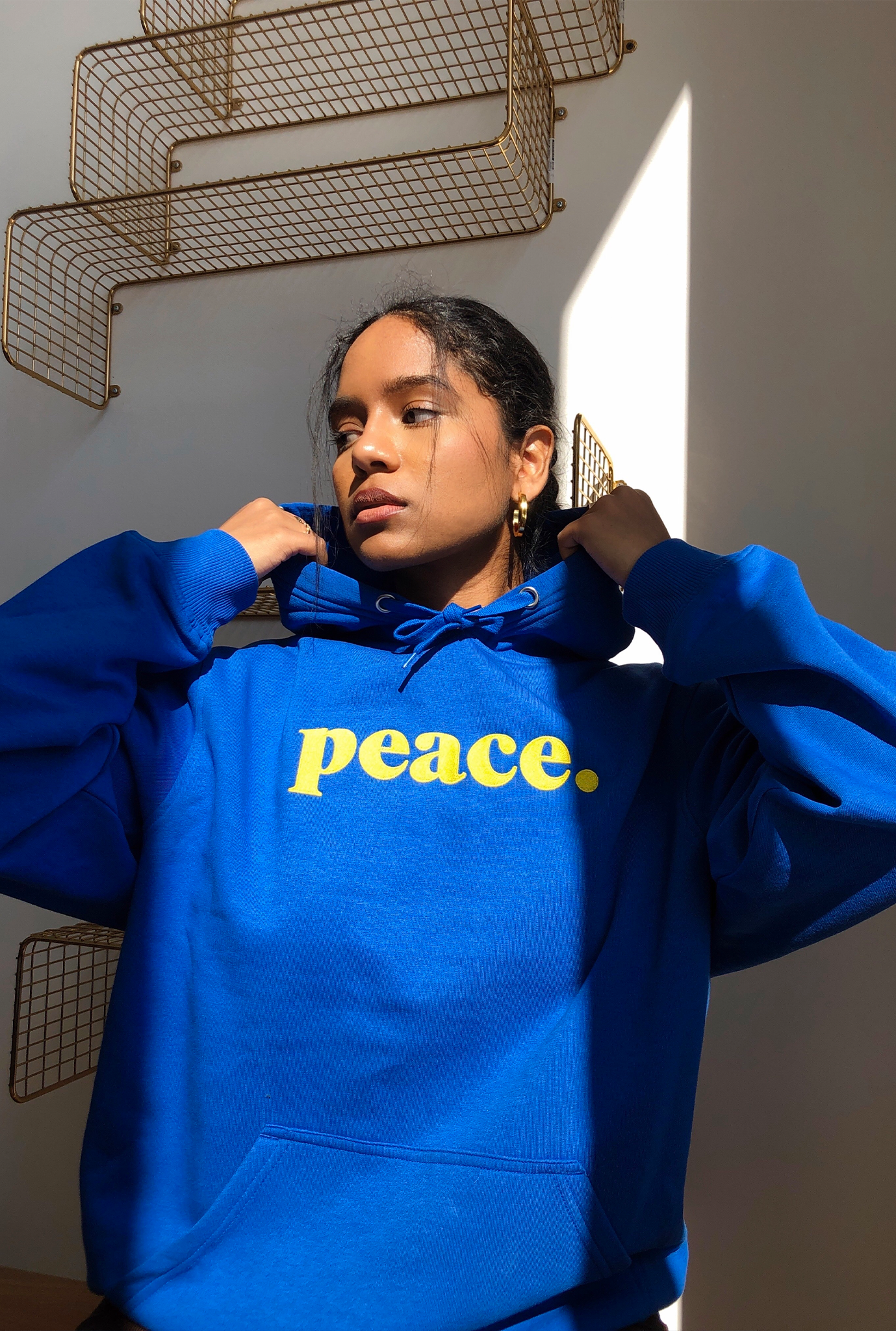 Peace Hoodie - Royal