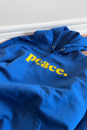 Peace Hoodie - Royal