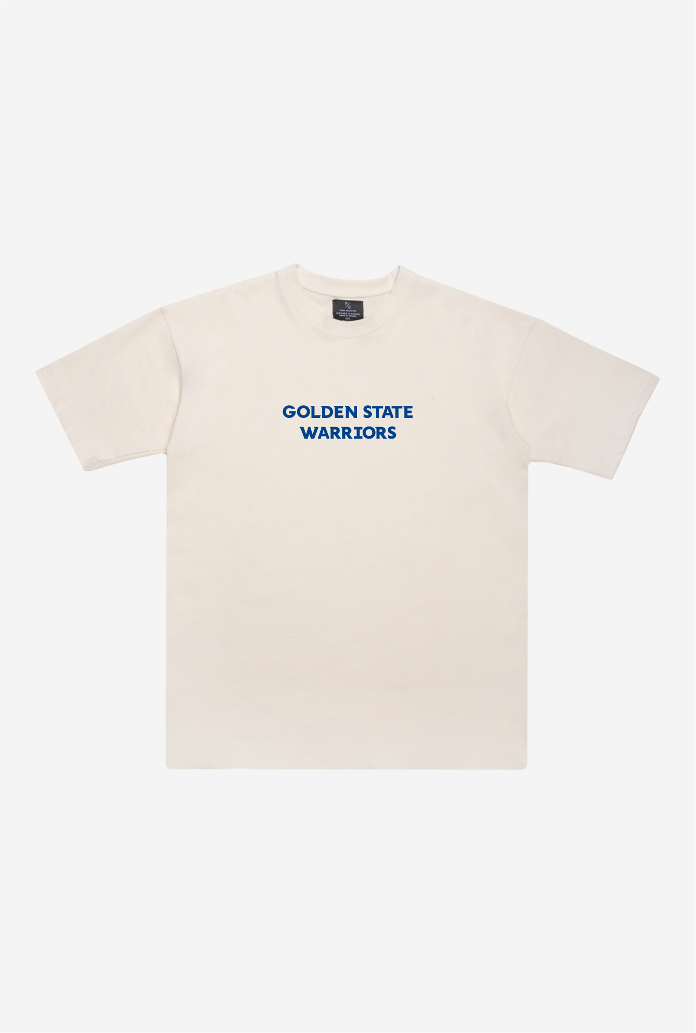 T-shirt poids lourd Golden State Warriors - Naturel