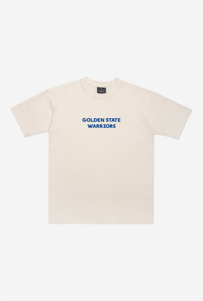 T-shirt poids lourd Golden State Warriors - Naturel