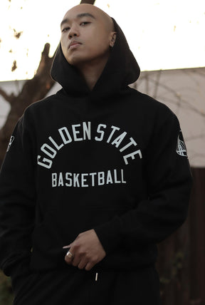 Golden State Warriors Heavyweight Hoodie - Black