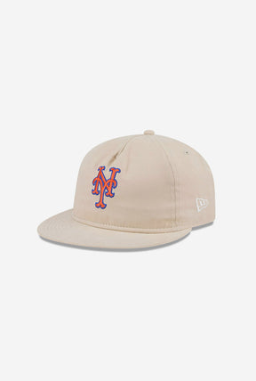 New York Mets Brushed Nylon 9FIFTY Snapback - Stone