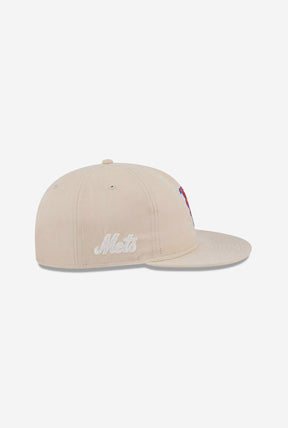 New York Mets Brushed Nylon 9FIFTY Snapback - Stone