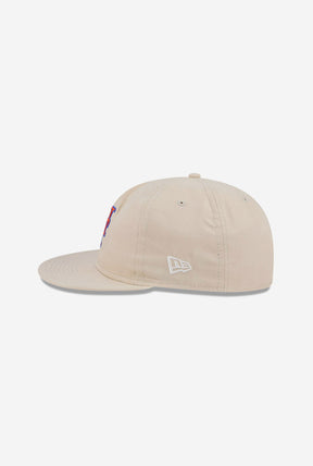 New York Mets Brushed Nylon 9FIFTY Snapback - Stone