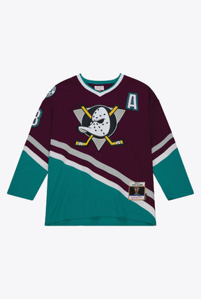 Blue Line Teemu Selanne Anaheim Ducks Dark 1996 Jersey