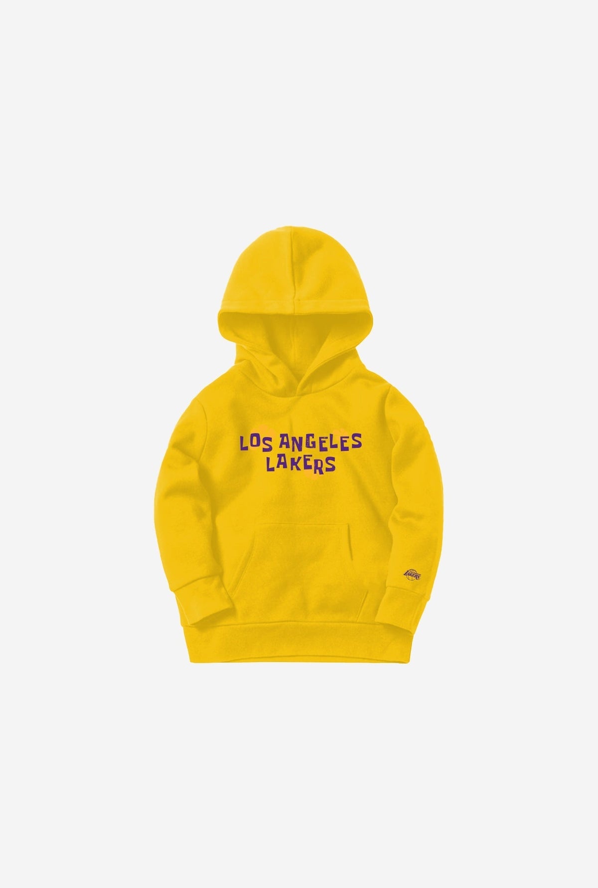 NBA x Spongebob Los Angeles Lakers Kids Bikini Bottom Hoodie - Gold