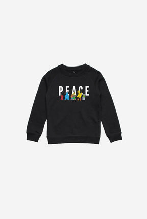 P/C x Sesame Street Pull ras du cou enfant - Noir