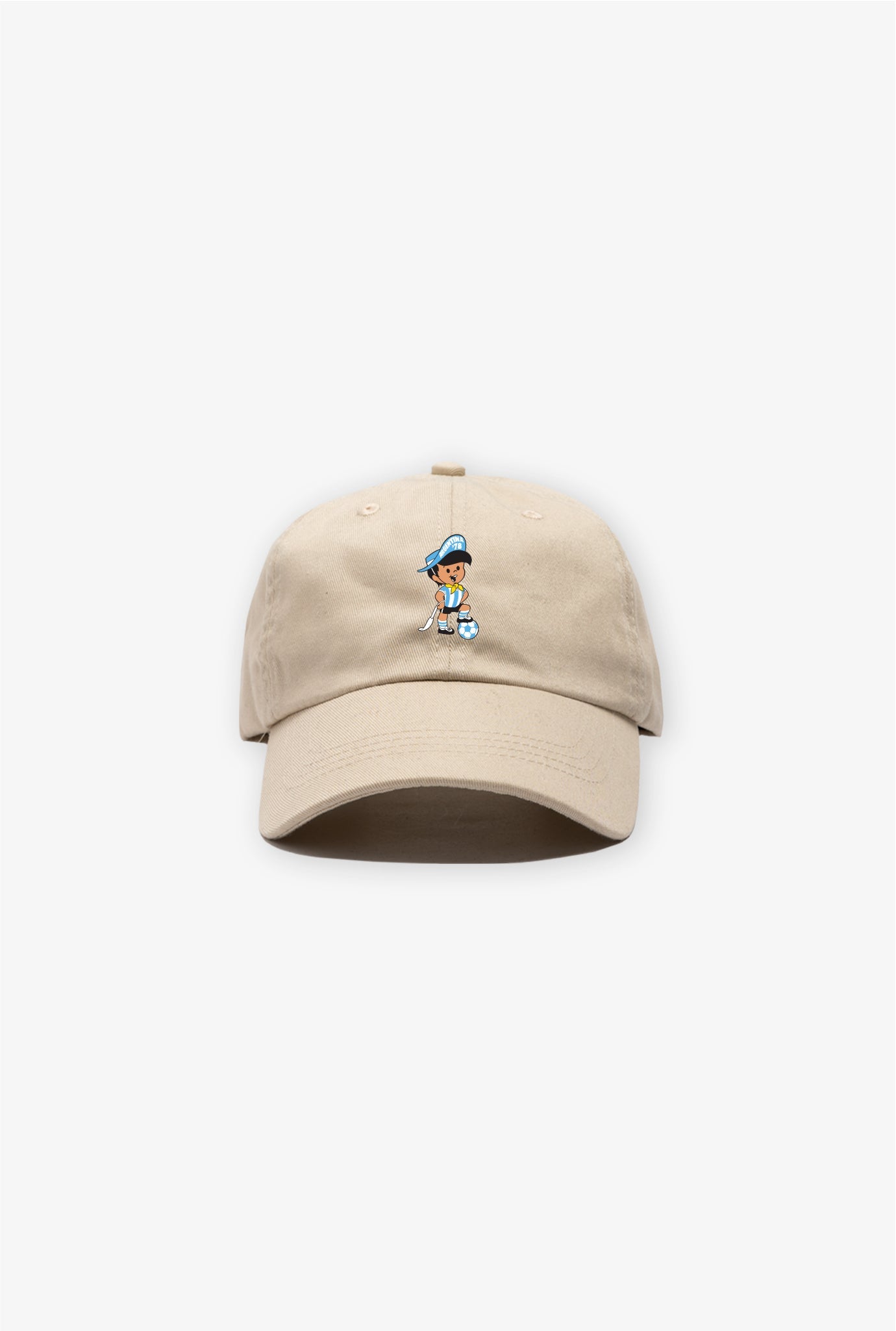 Casquette papa coupe du monde Argentine 78 ivoire