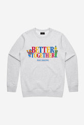 Bert and Ernie Better Together Vintage Crewneck - Cendre