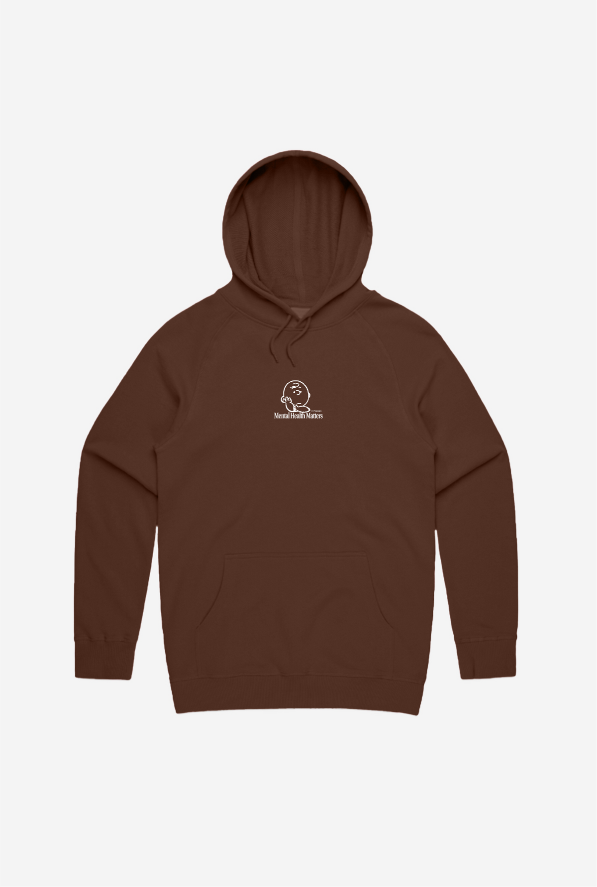 Sweat à capuche Peanuts Mental Health Matters - Espresso
