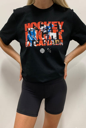 P/C x CBC Hockey Night in Canada T-shirt - Noir