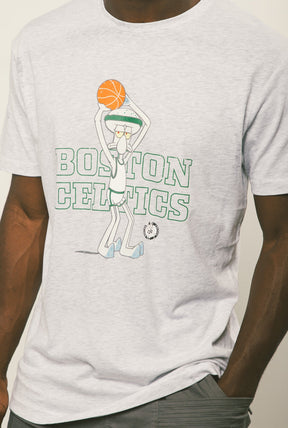 T-Shirt Boston Celtics Squidward Vintage - Cendre