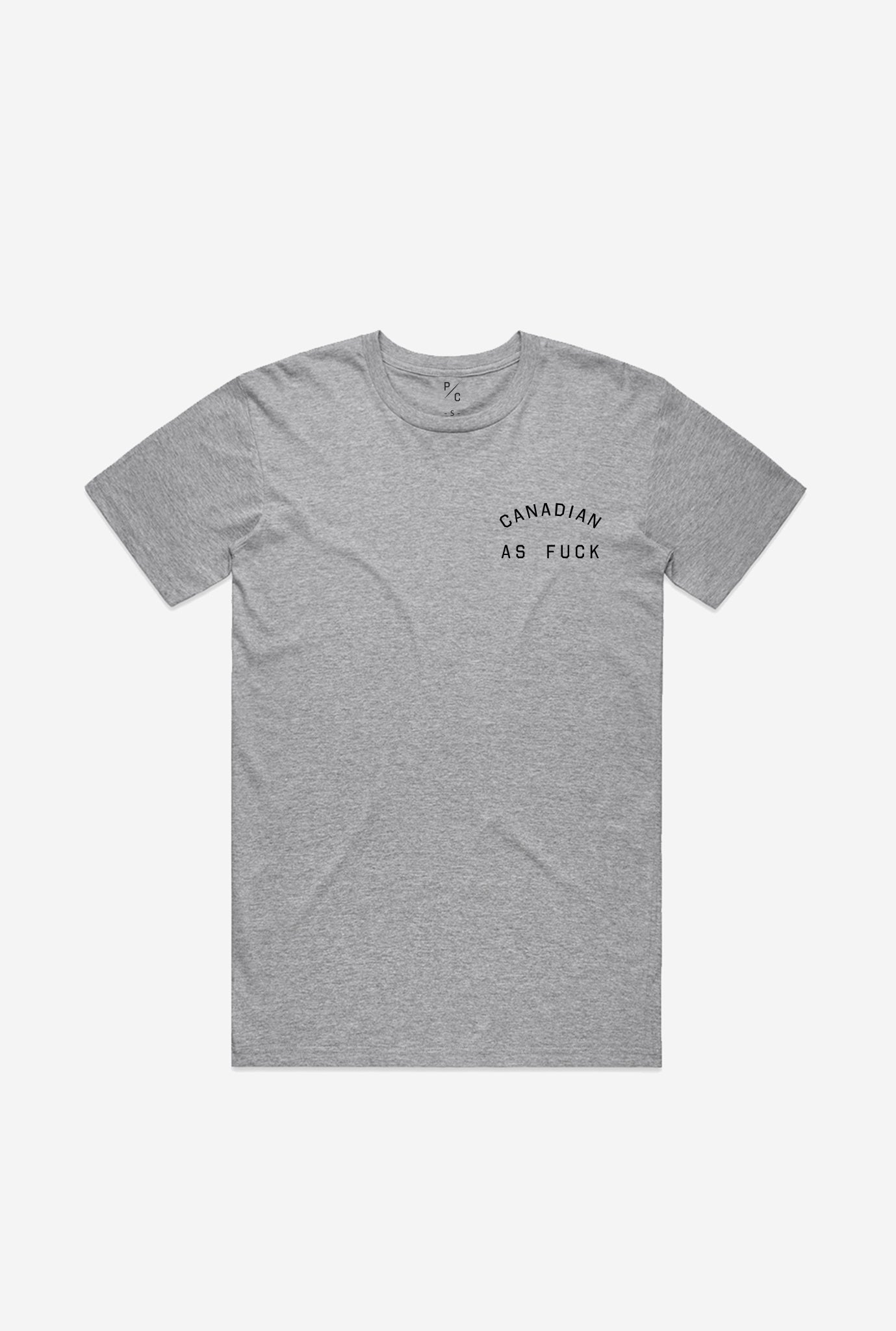 T-shirt Canadian as Fuck - Gris