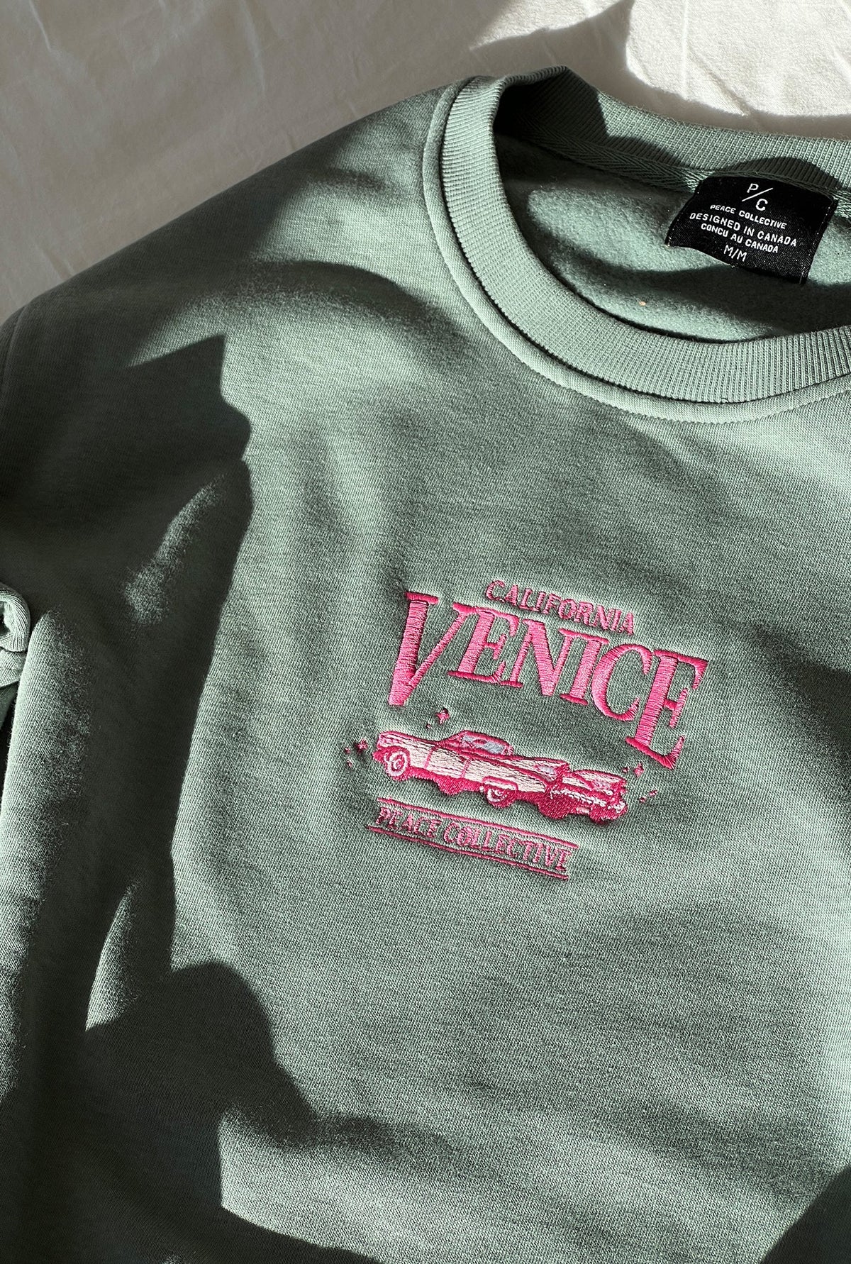 Venice Vintage Crewneck - Sage