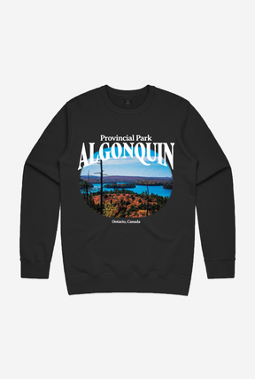 Algonquin Post Card Crewneck - Noir