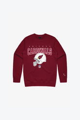 Arizona Cardinals Vintage Kids Crewneck - Maroon