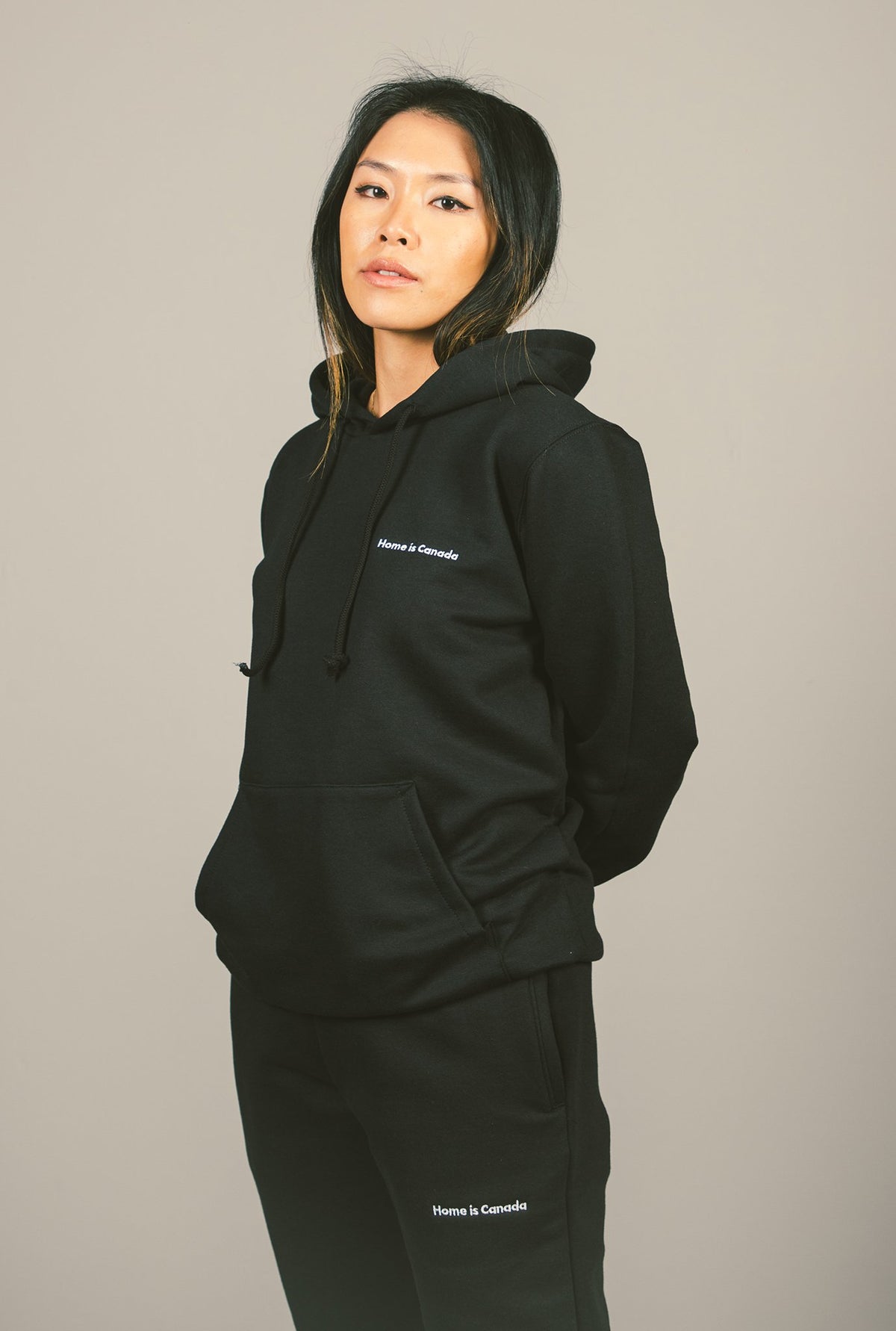 Home is Canada Hoodie - Black