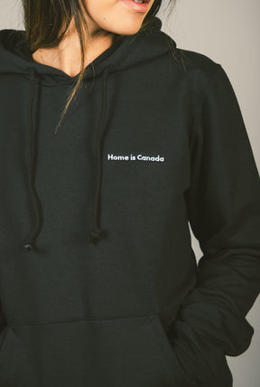Home is Canada Hoodie - Black