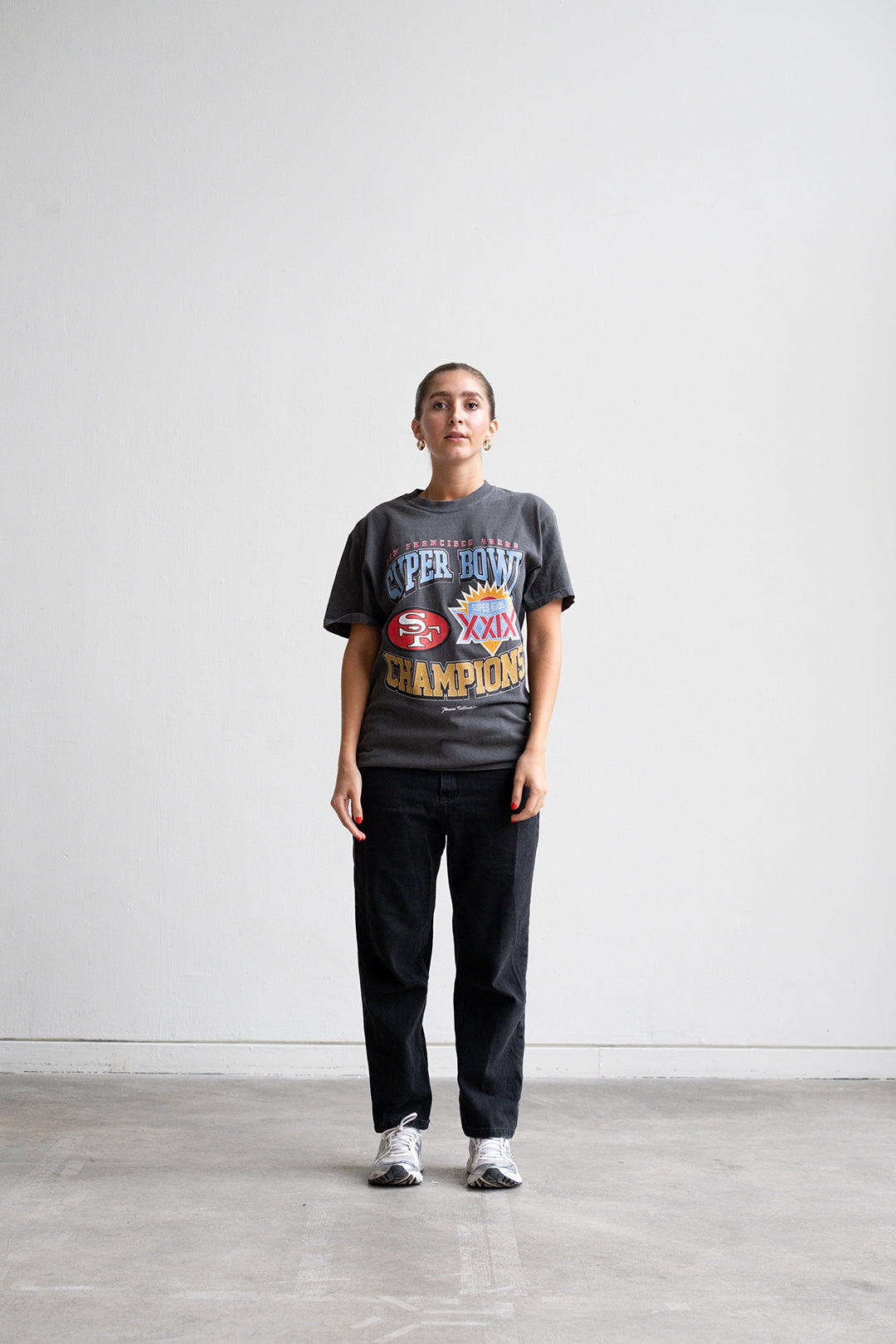 San Francisco 49ers Super Bowl XXIX Heavyweight T-Shirt - Black