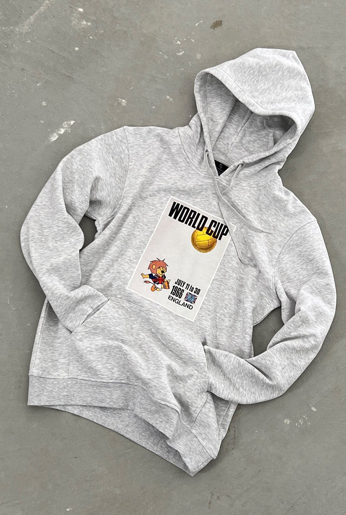 FIFA World Cup England 1966 Poster Hoodie - Ash