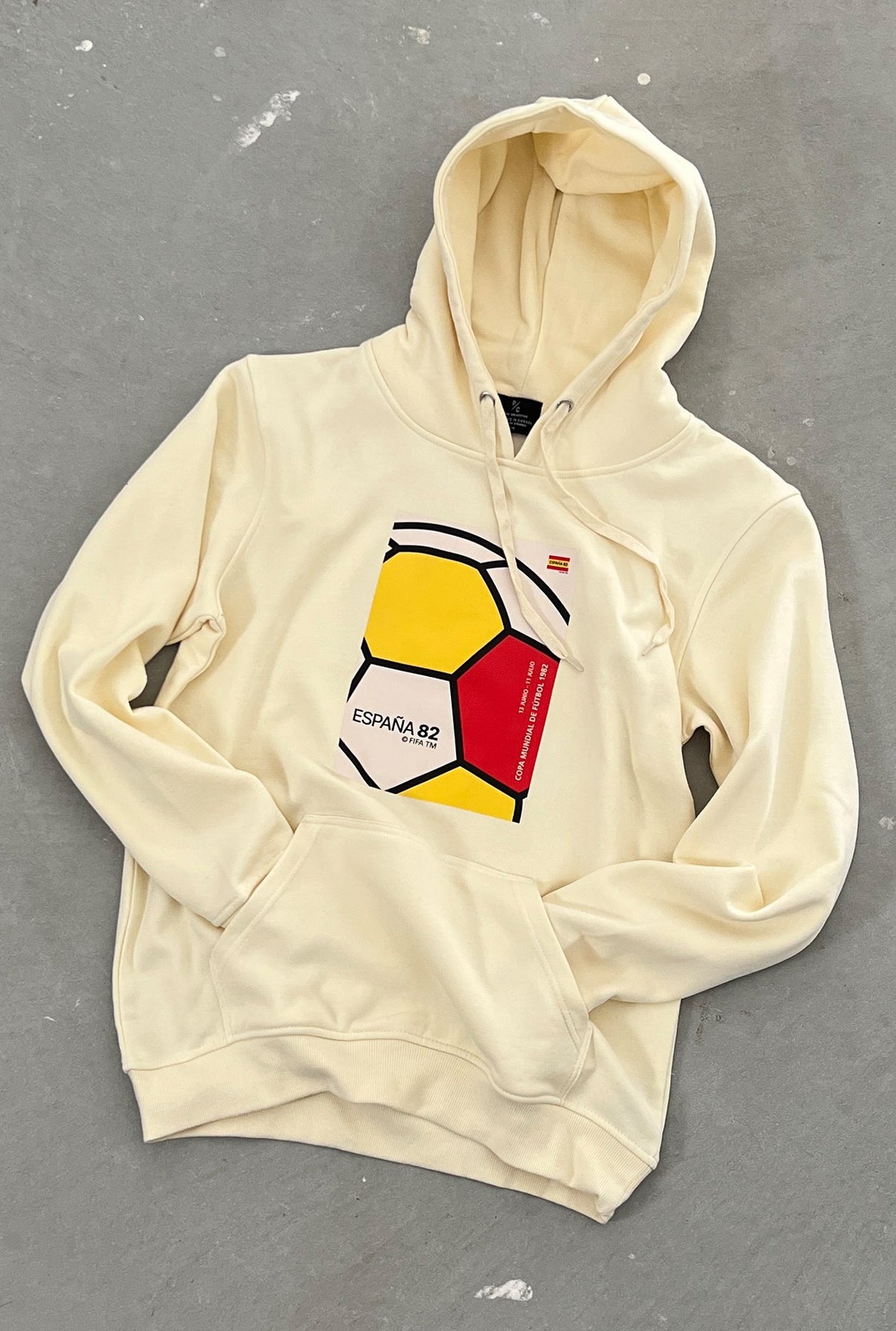 FIFA World Cup Espana 1982 Poster Hoodie - Ivory