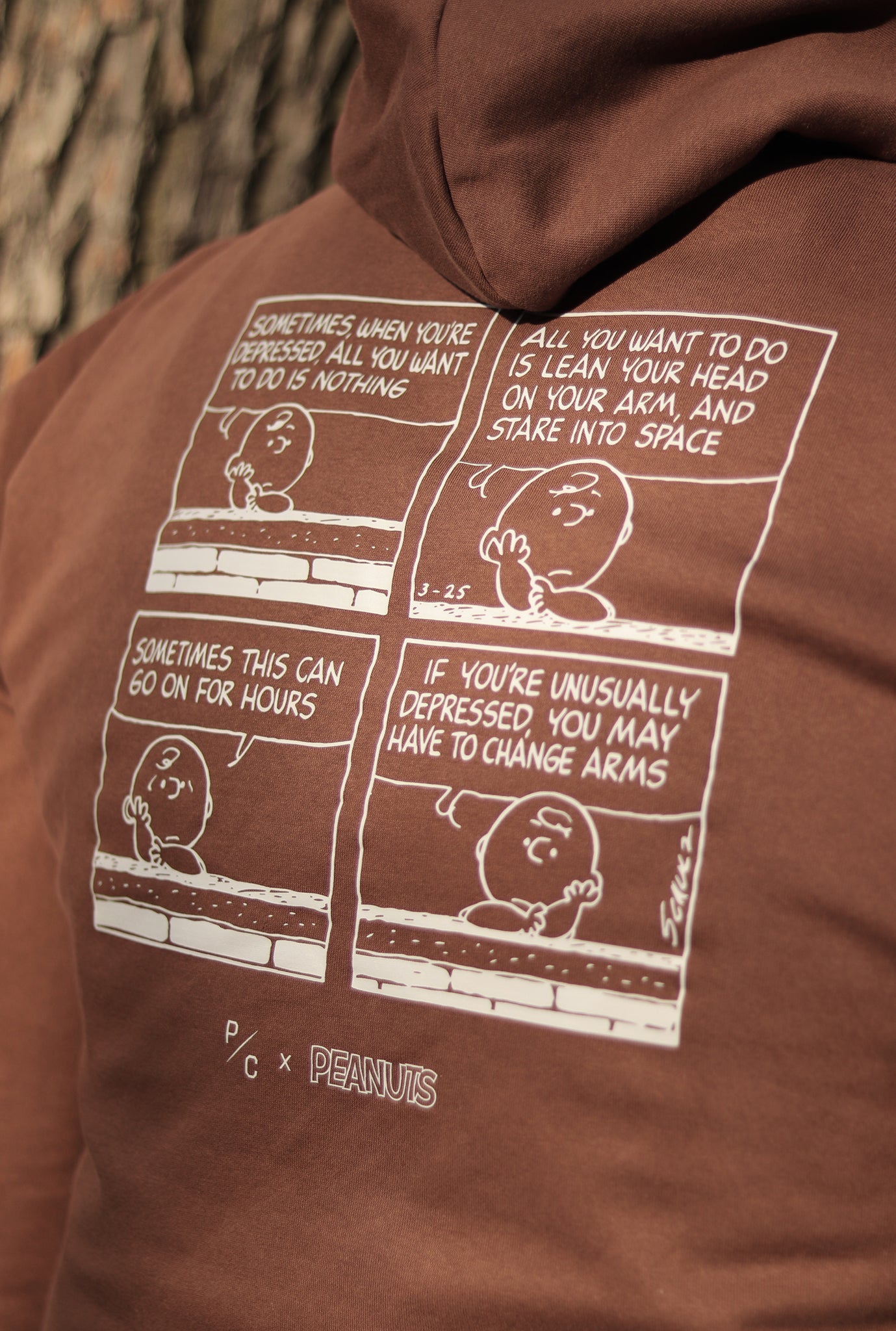 Peanuts Mental Health Matters Hoodie - Espresso