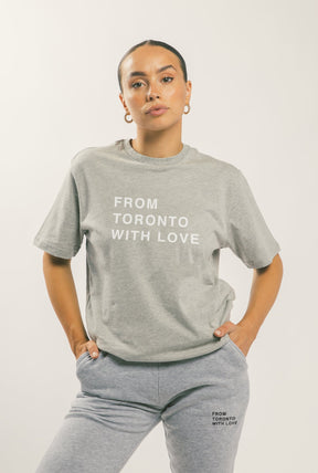 T-shirt From Toronto with Love - Gris
