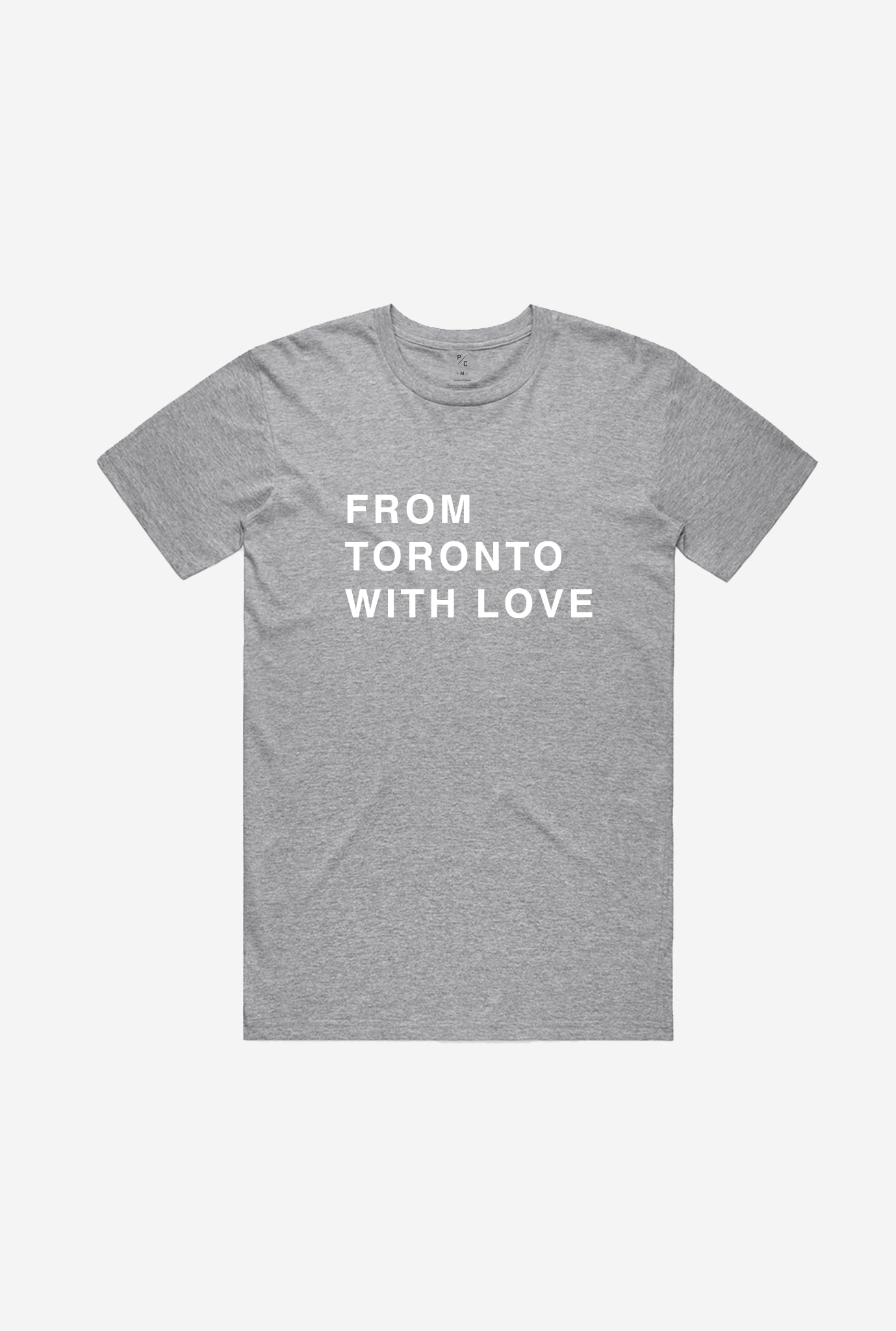 T-shirt From Toronto with Love - Gris