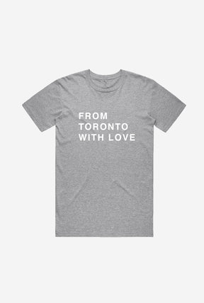 T-shirt From Toronto with Love - Gris