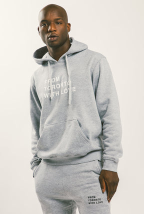 Sweat à capuche From Toronto With Love - Gris