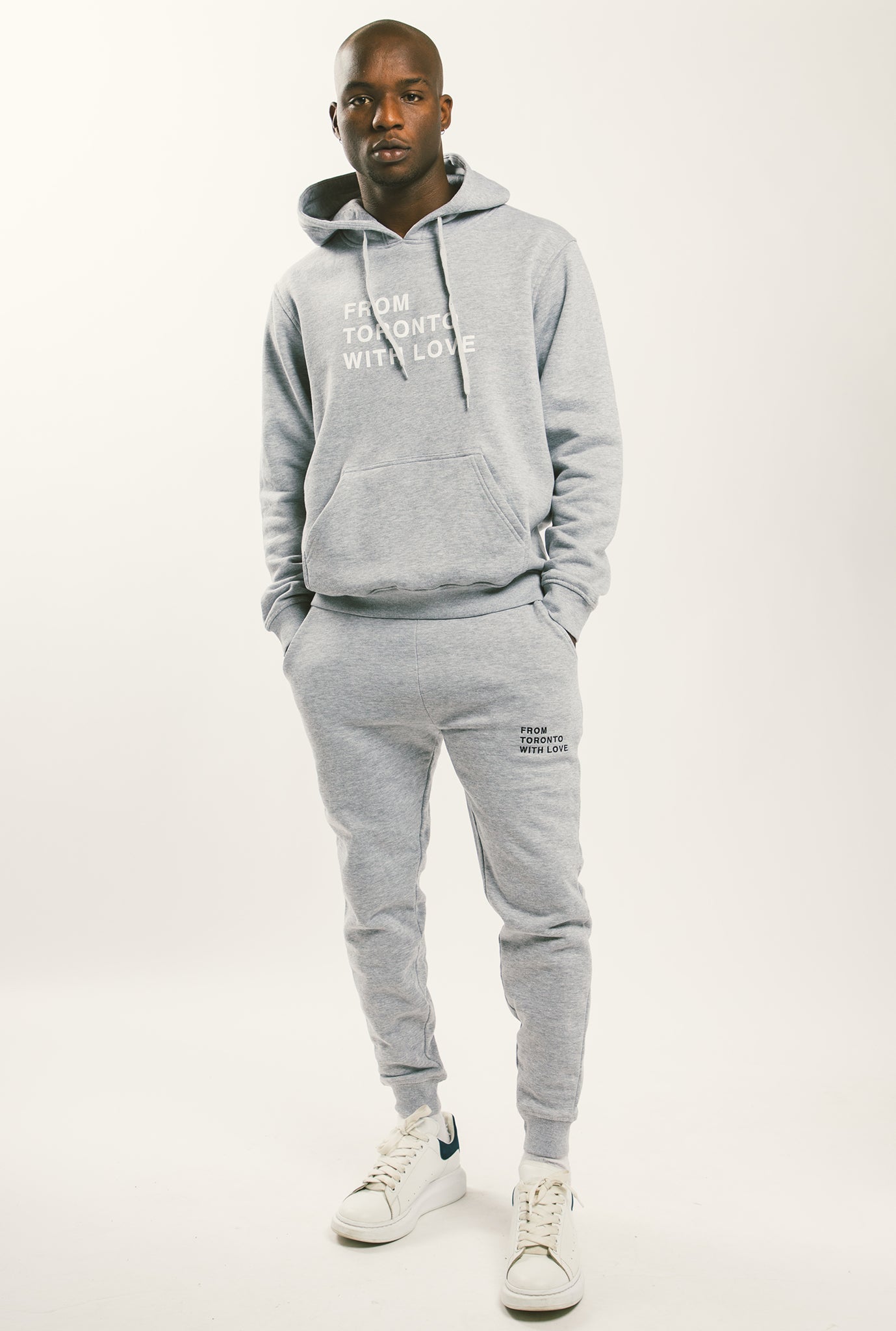 Sweat à capuche From Toronto With Love - Gris