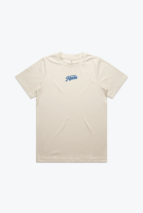 New York Knicks Women's Heavyweight T-Shirt - Natural