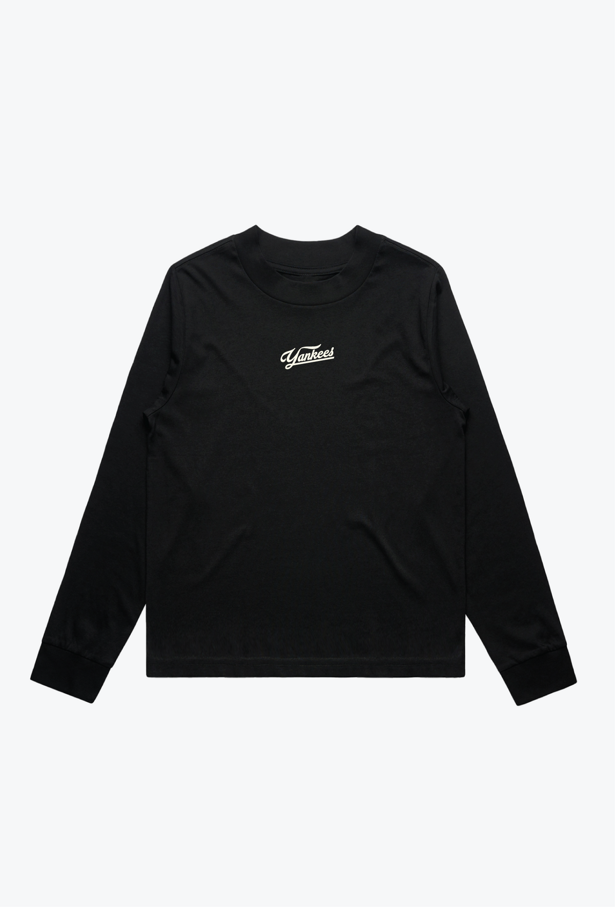 New York Yankees Women's Mock Long Sleeve - Black