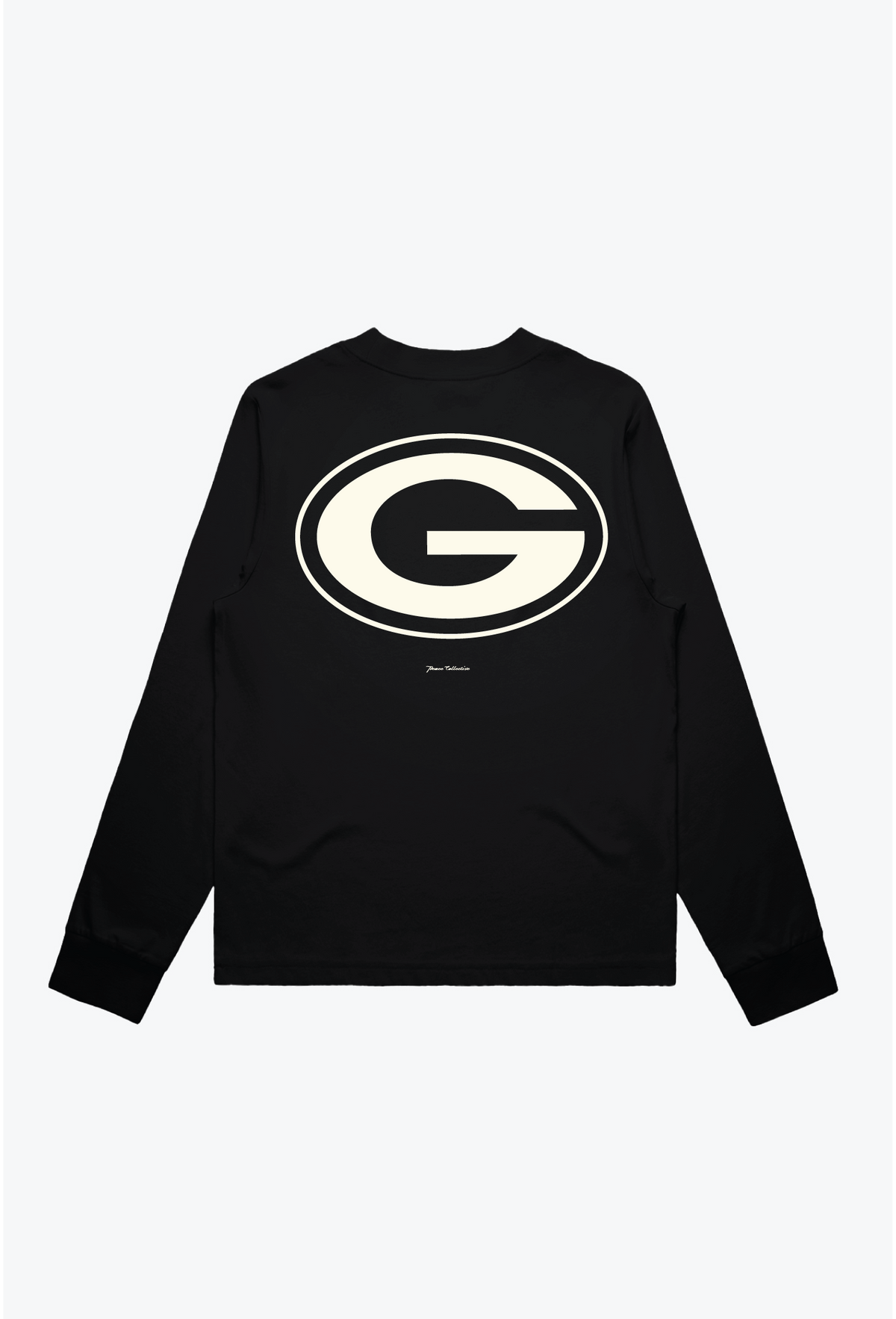 Green Bay Packers Women's Mock Long Sleeve - Black