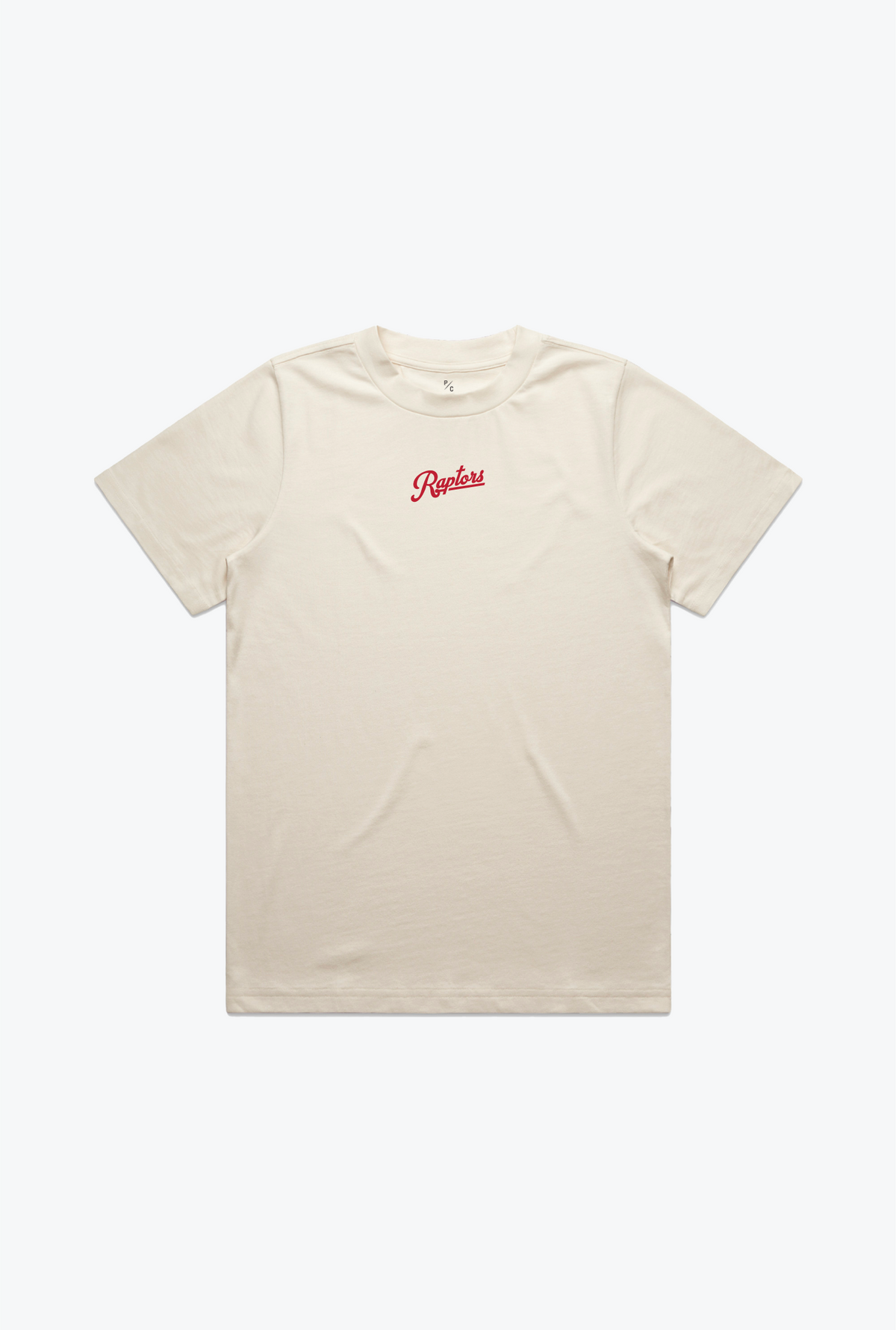 Toronto Raptors Women's Heavyweight T-Shirt - Natural
