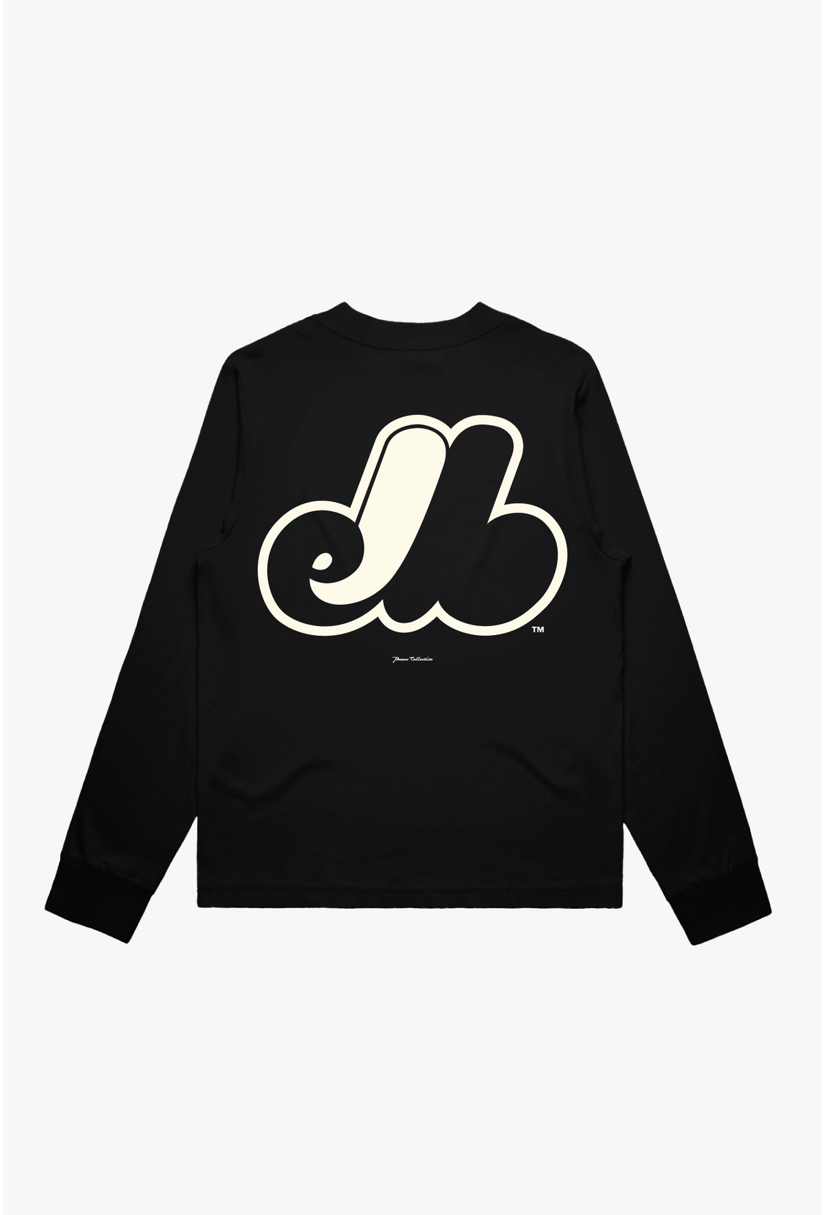 Montreal Expos Women's Mock Long Sleeve - Black