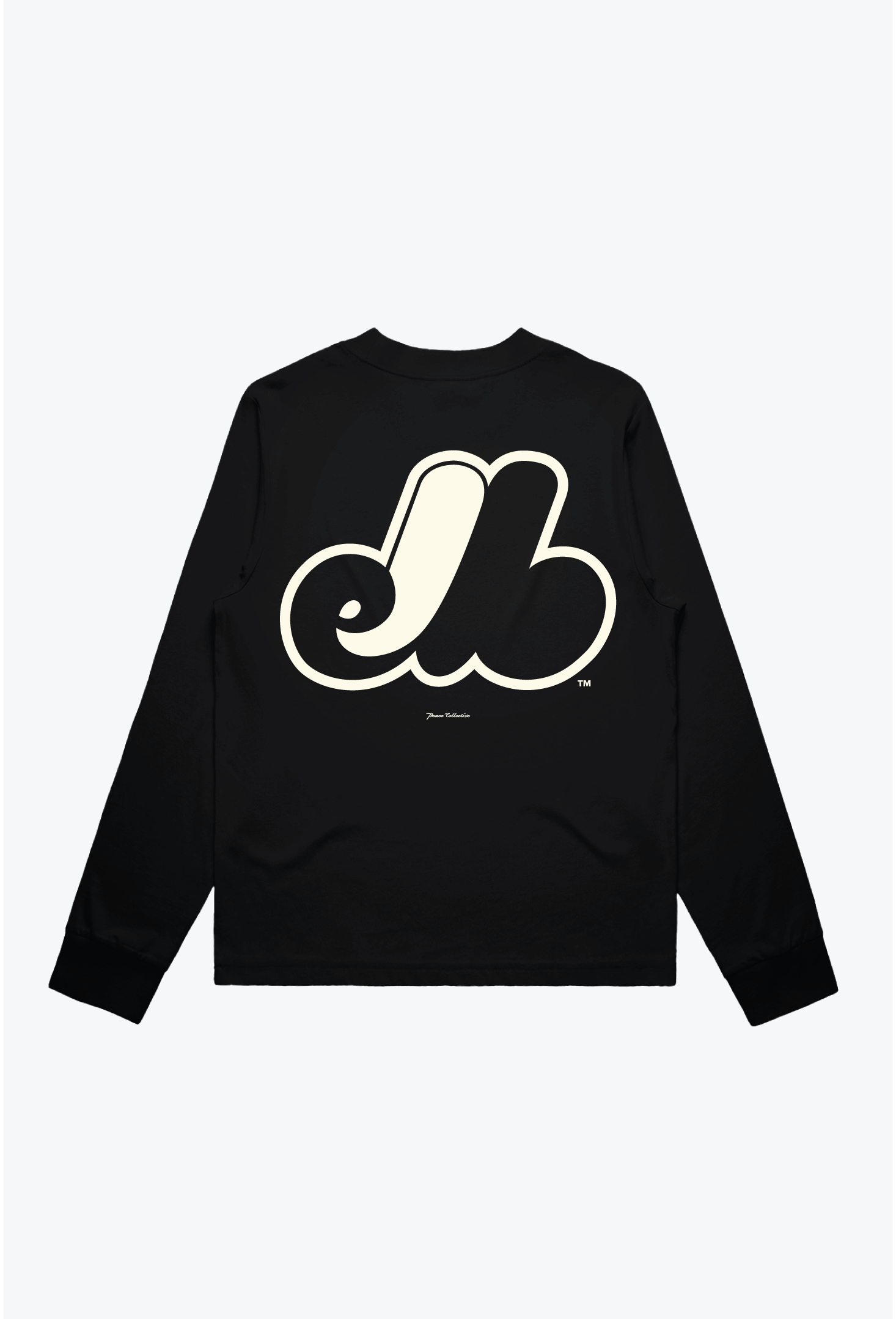 Montreal Expos Women's Mock Long Sleeve - Black