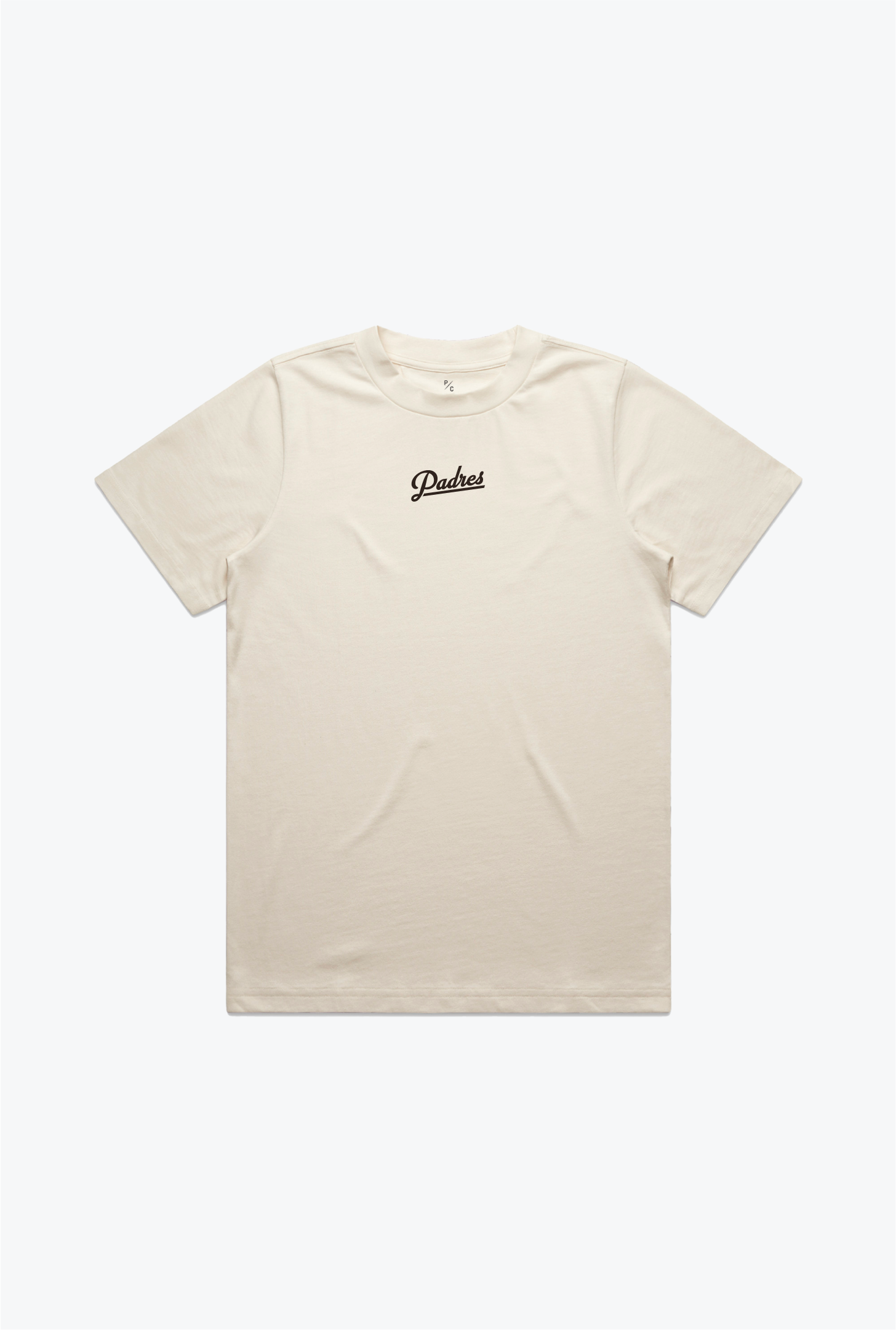 San Diego Padres Women's Heavyweight T-Shirt - Natural