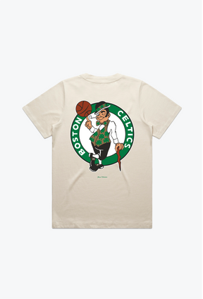 Boston Celtics Women's Heavyweight T-Shirt - Natural