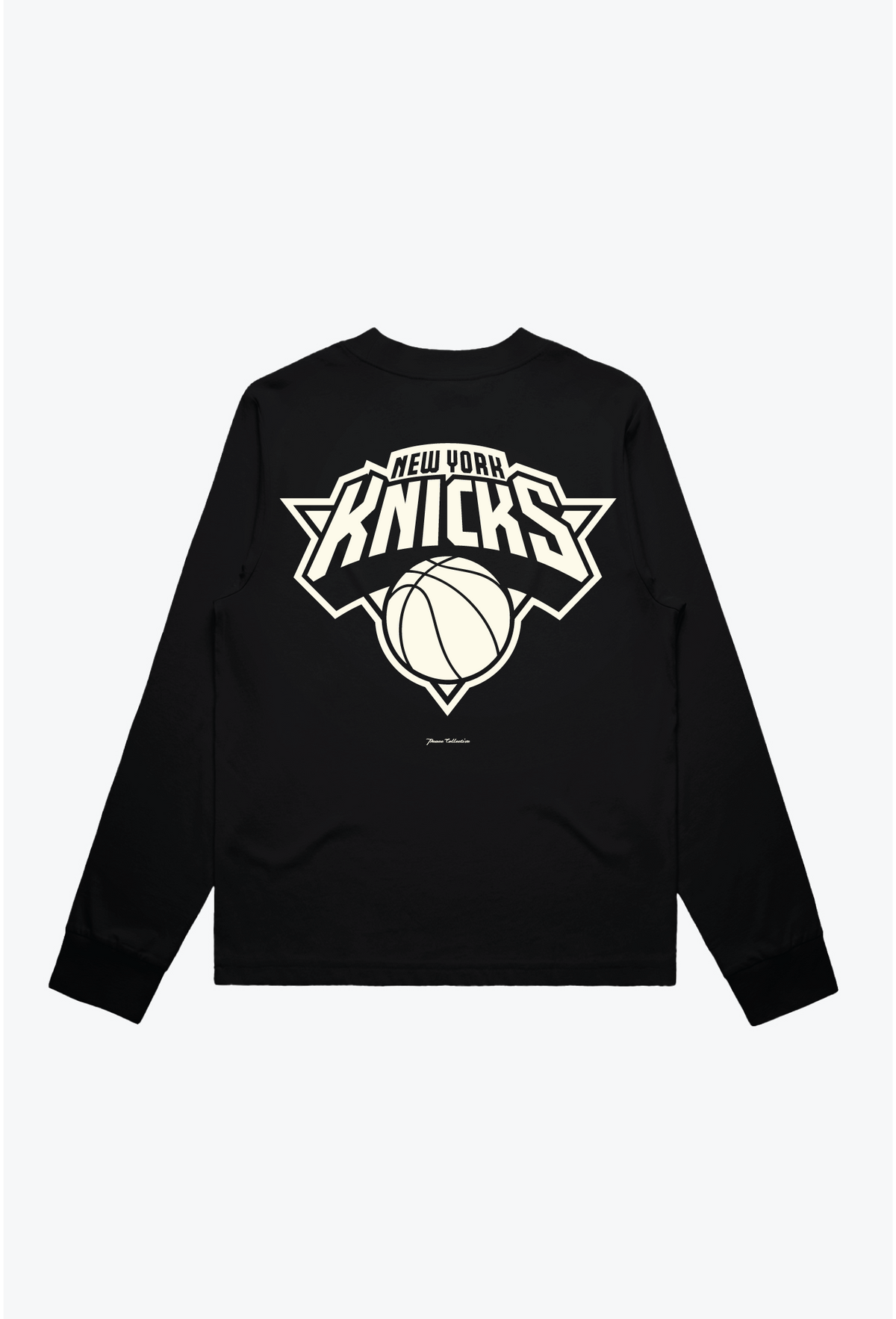 New York Knicks Women's Mock Long Sleeve - Black
