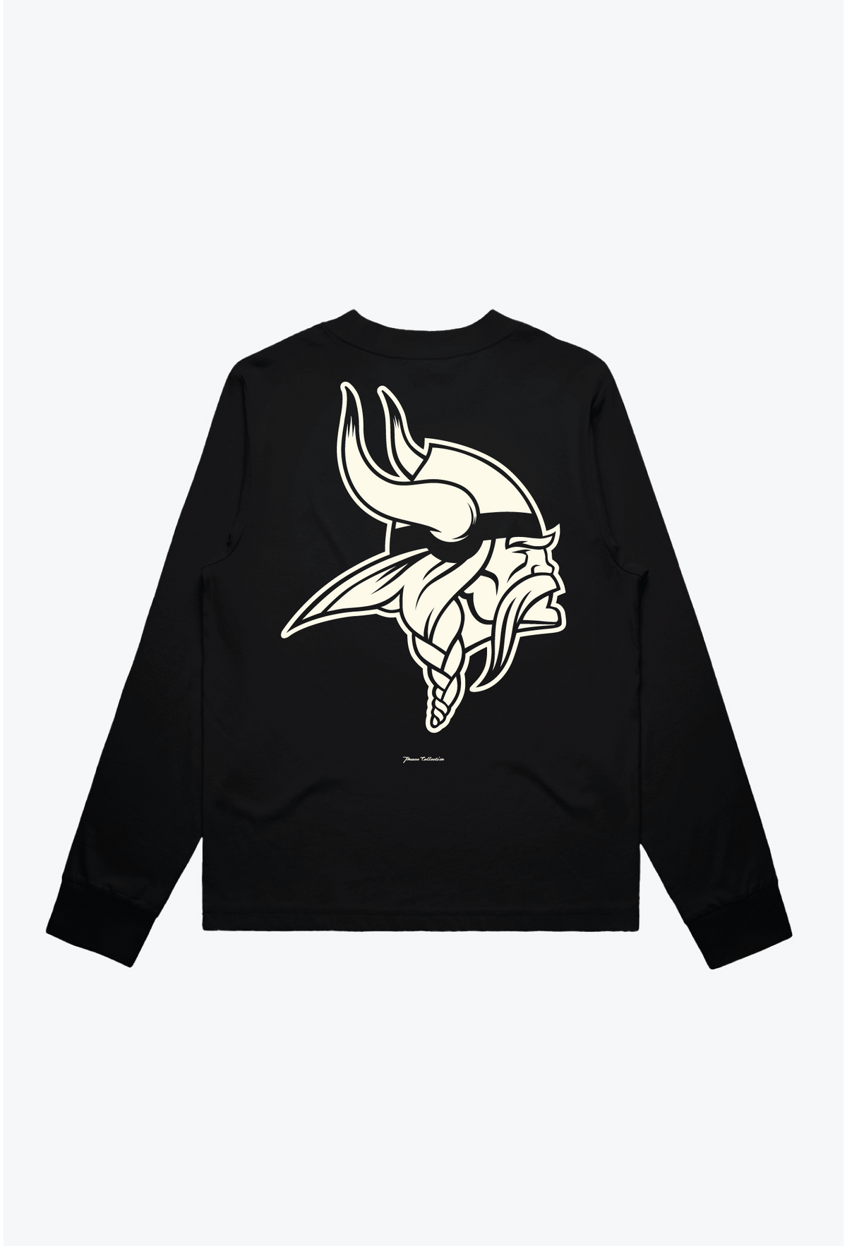 Minnesota Vikings Women's Mock Long Sleeve - Black