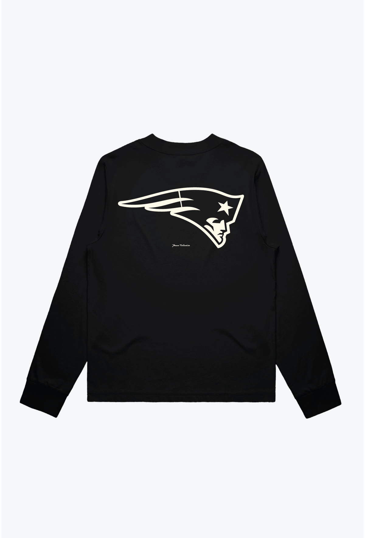 New England Patriots Women's Mock Long Sleeve - Black