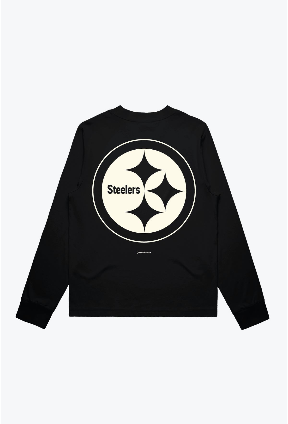Pittsburgh Steelers Women's Mock Long Sleeve - Black