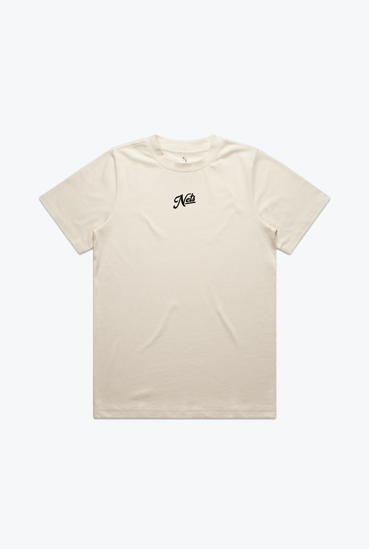 Brooklyn Nets Women's Heavyweight T-Shirt - Natural