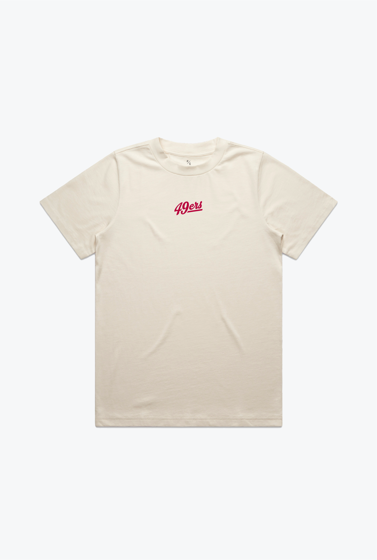 San Francisco 49ers Women's Heavyweight T-Shirt - Natural