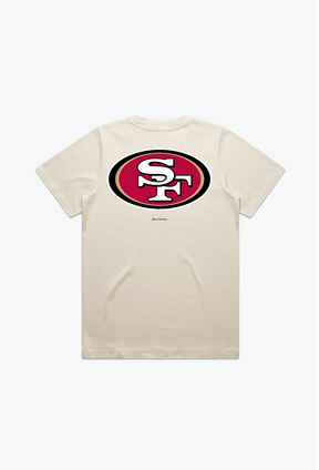 San Francisco 49ers Women's Heavyweight T-Shirt - Natural