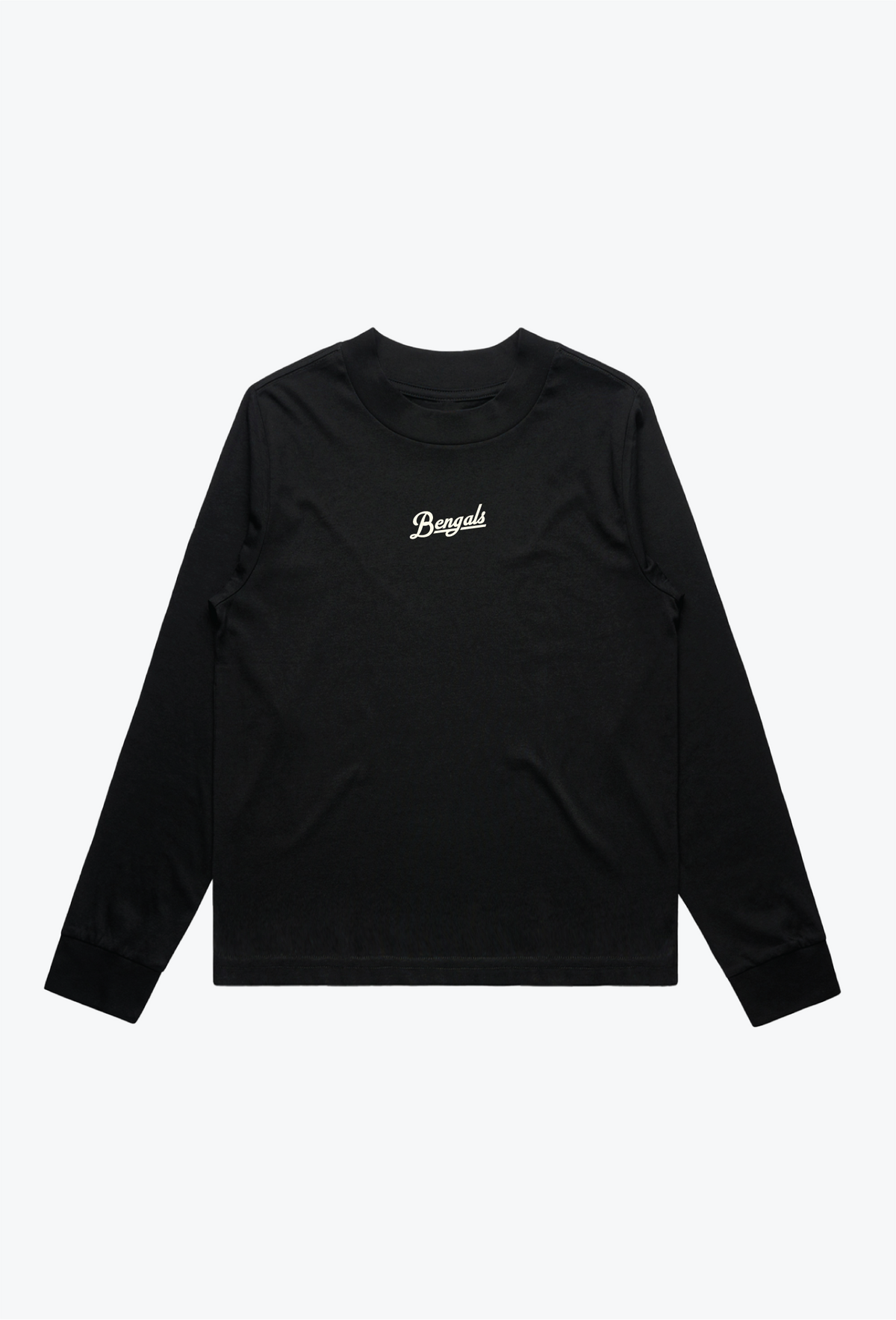 Cincinnati Bengals Women's Mock Long Sleeve - Black