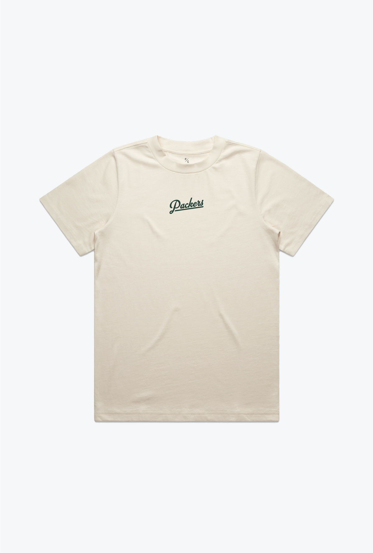 Green Bay Packers Women's Heavyweight T-Shirt - Natural